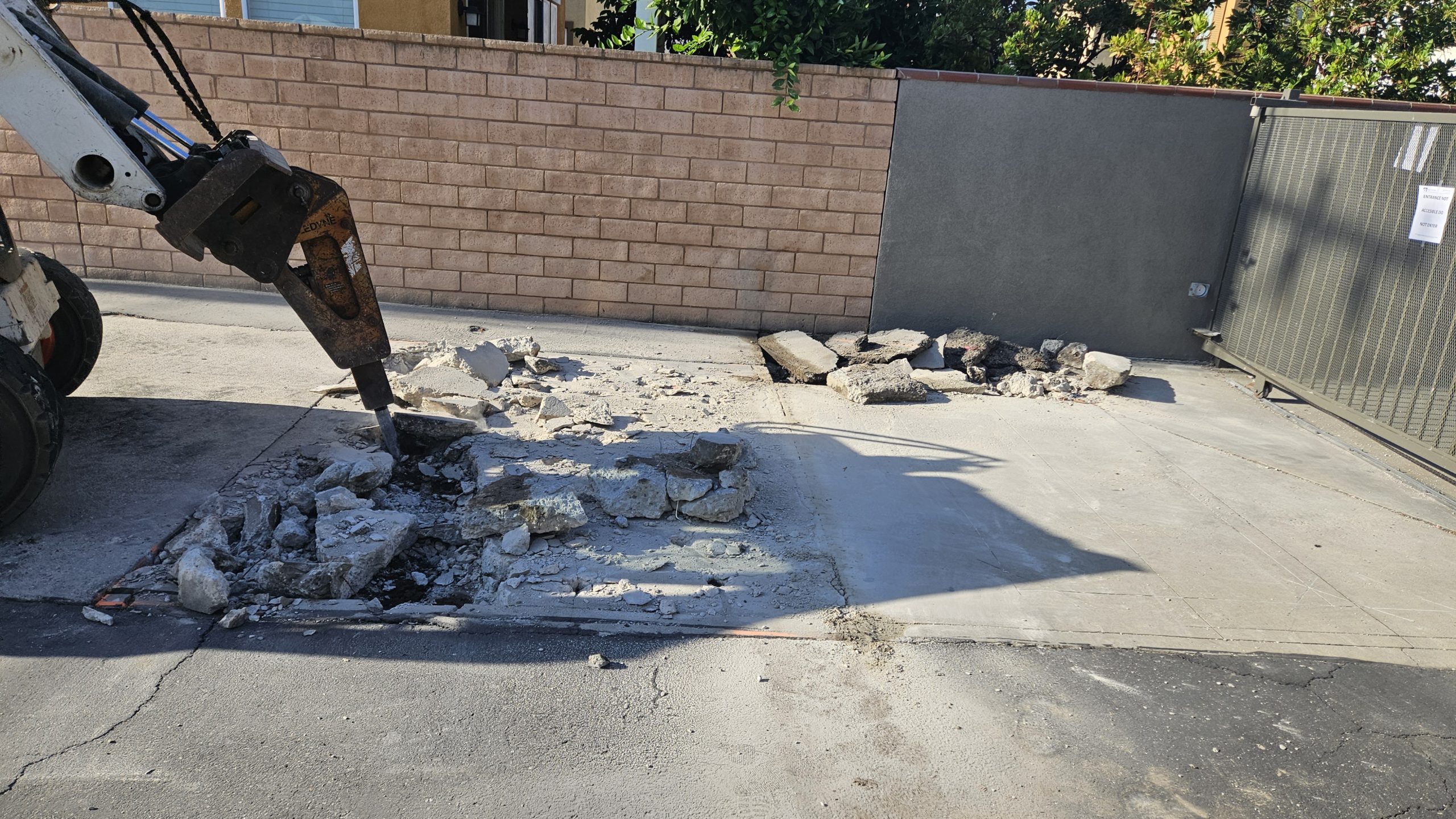 Conc Demo Phase — GBR Paving project
