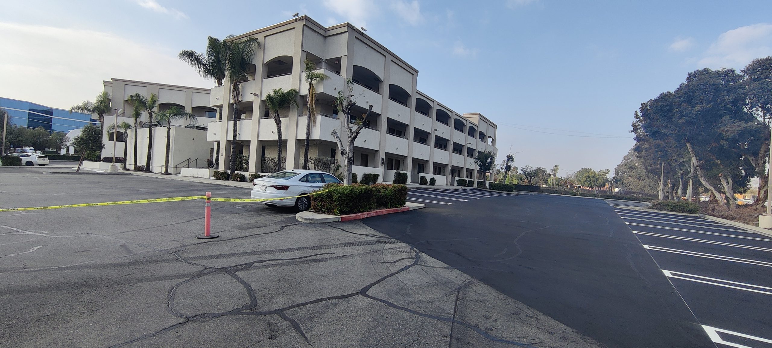 Seal Coat Before And After — GBR Paving project
