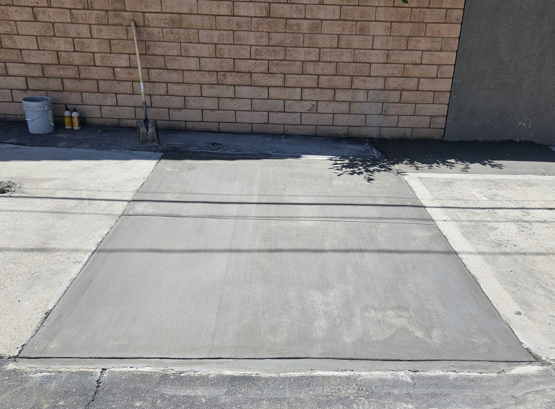 Conc Installation Finished — GBR Paving project