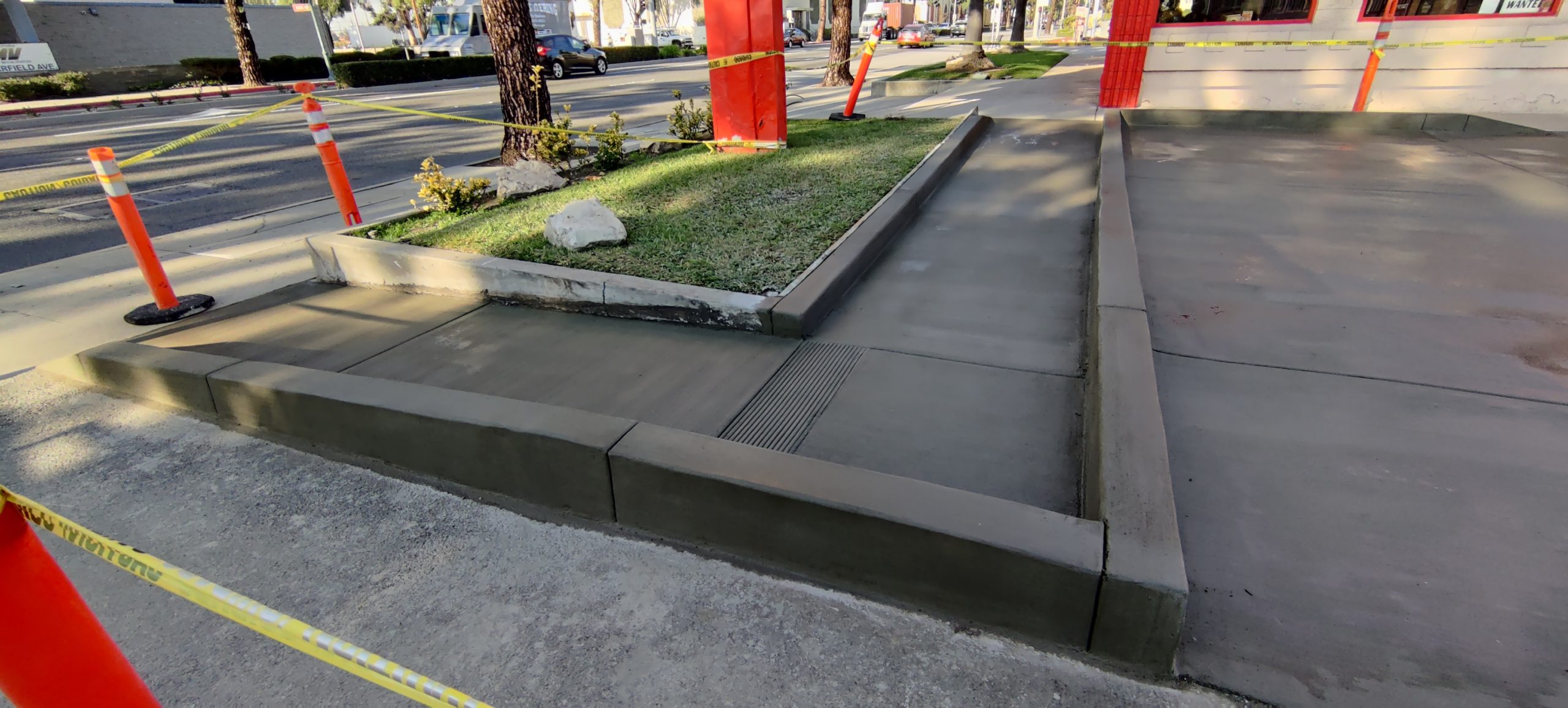 Boys Burgs Conc Walkway — GBR Paving project