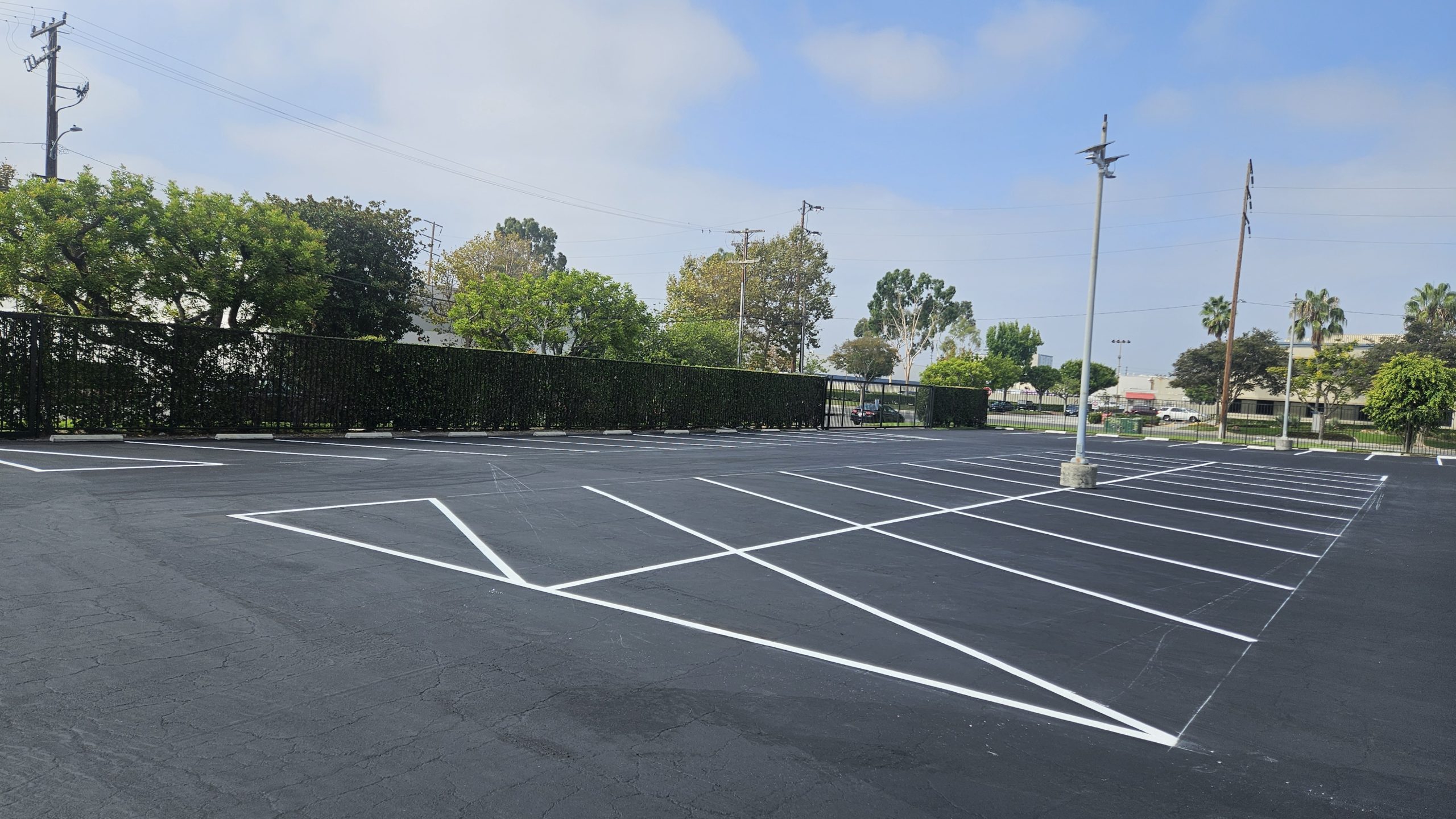 Parking Lot Seal Coat And Striping — GBR Paving project
